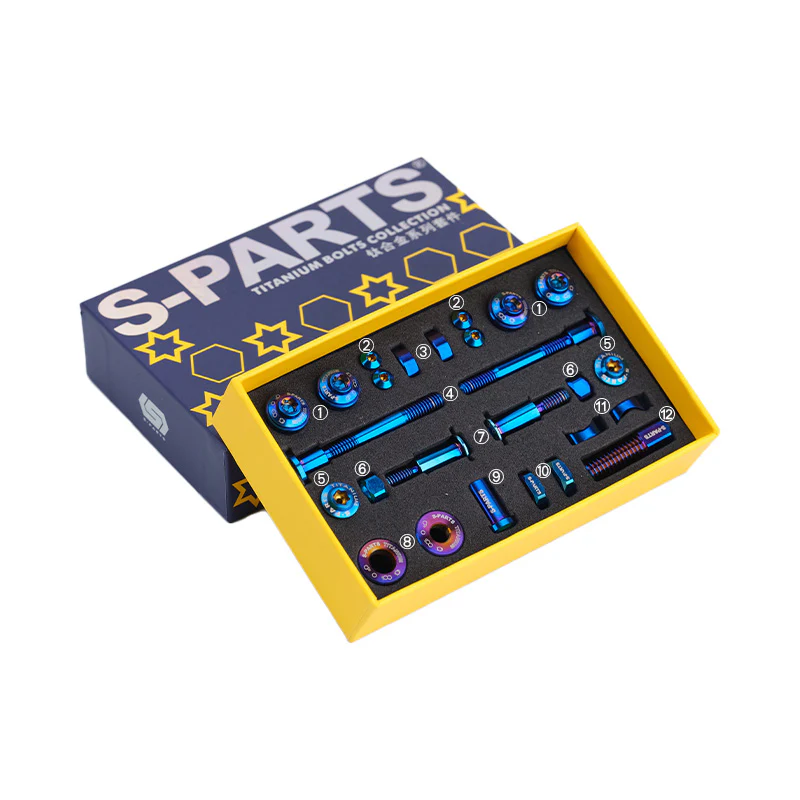 Bộ ốc phanh Titan S - Part - Blue