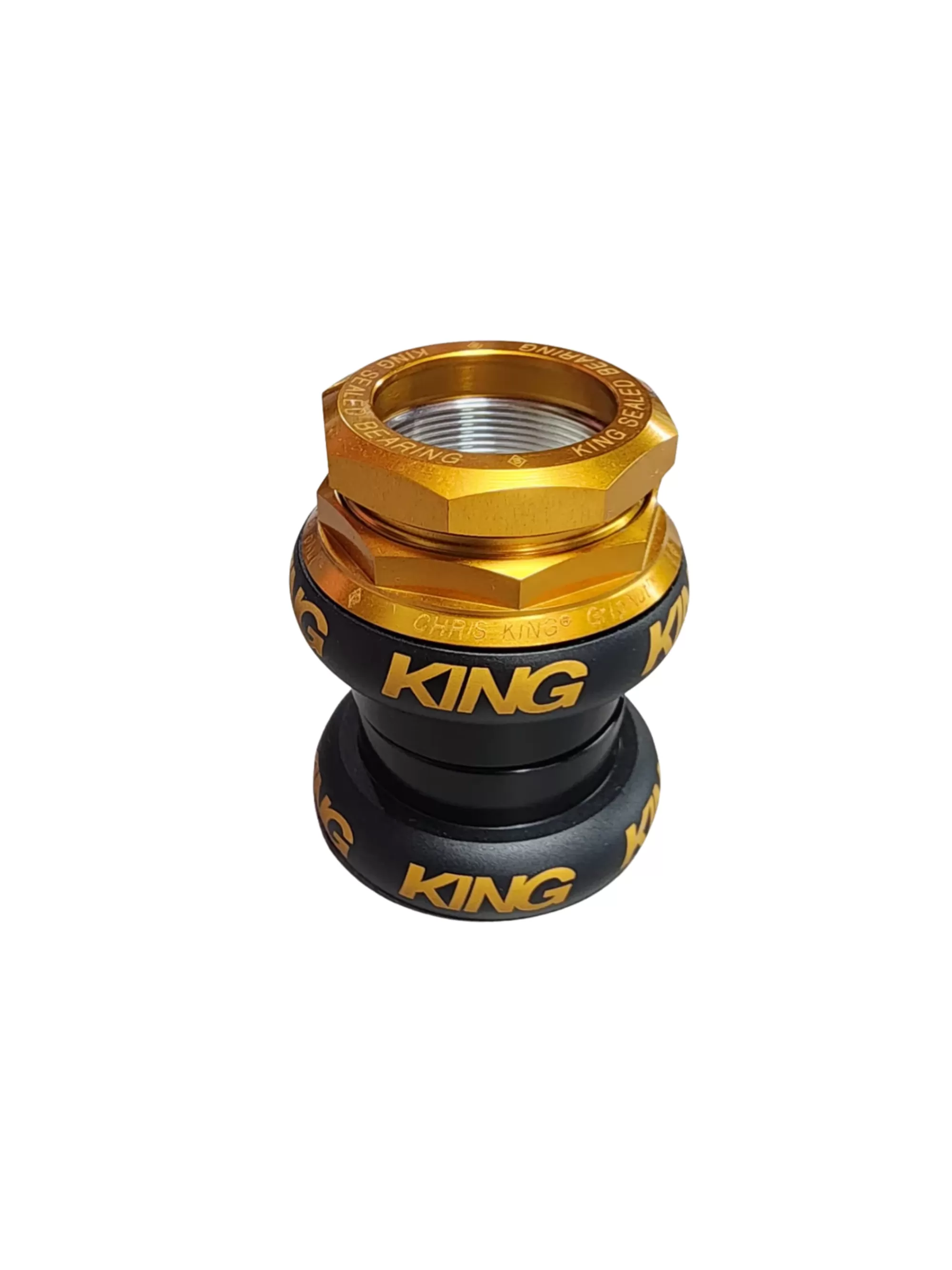 Chén cổ Chris King GripNut™ - Black Gold