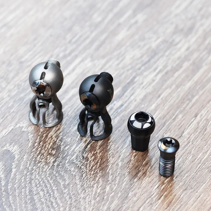 Chốt giữ cổ xe Brompton Stem Catcher Set BRHSC01 - TI-Sand Gold