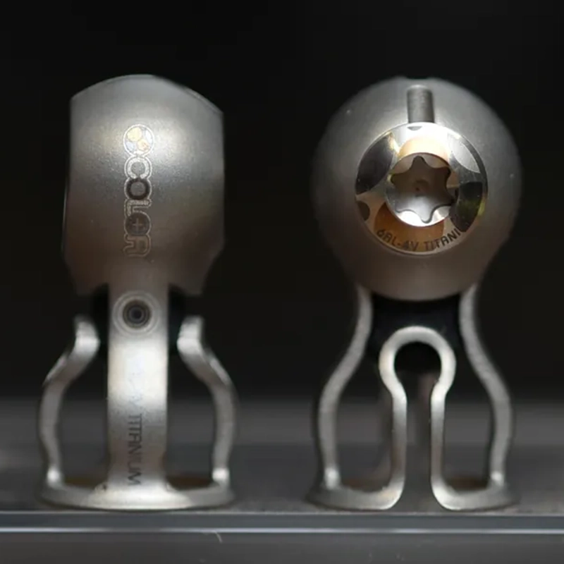Chốt giữ cổ xe Brompton Stem Catcher Set BRHSC01 - TI-Matte Grey