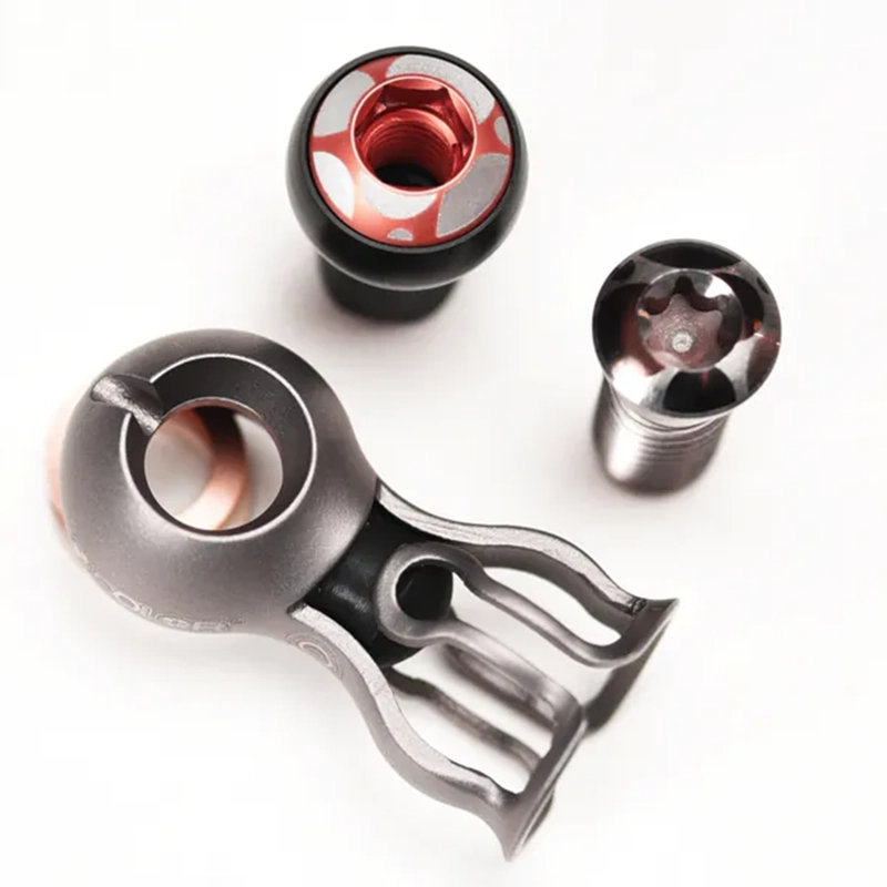 Chốt giữ cổ xe Brompton Stem Catcher Set BRHSC01 - TI-V4 Red
