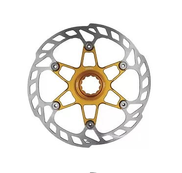 Đĩa Phanh Xe Đạp Brompton G-Line Juintech RT01Z Center Lock Gold