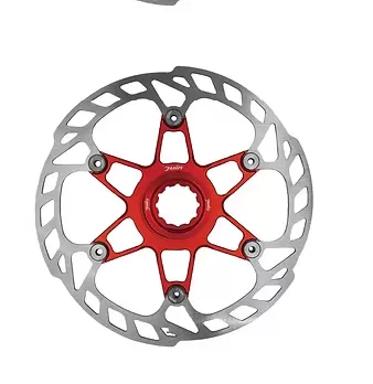 Đĩa Phanh Xe Đạp Brompton G-Line Juintech RT01Z Center Lock Red
