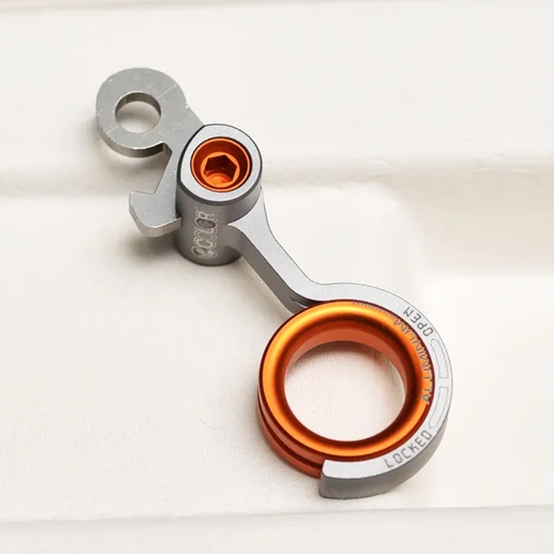 Bật lẫy khóa cọc yên Colorplus Rear Frame Clip Matte Grey - Orange