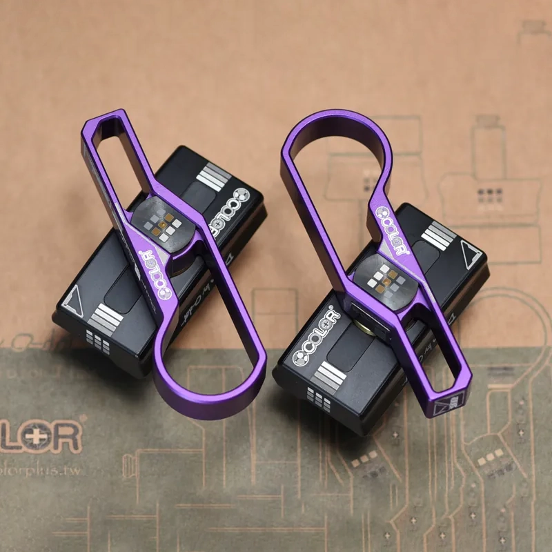 Bộ Khoá Bản Lề Brompton T-Line Hinge Clamp Set - Matte Black/Indigo