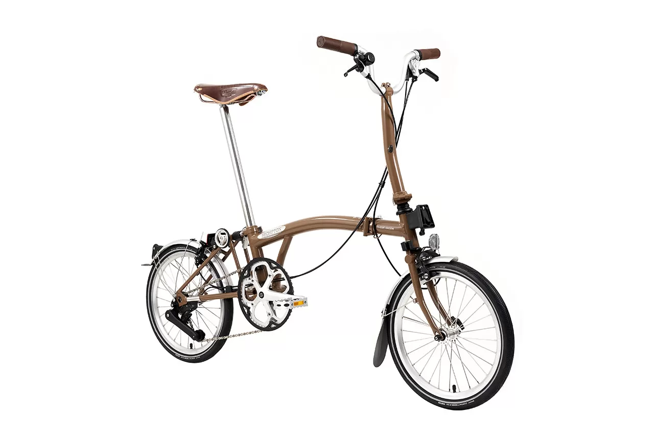 C Line 4 Speed Brompton Classic Edition Walnut Brown