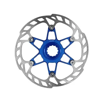 Đĩa Phanh Xe Đạp Brompton G-Line Juintech RT01Z Center Lock Blue