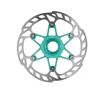 Đĩa Phanh Xe Đạp Brompton G-Line Juintech RT01Z Center Lock Turquoise