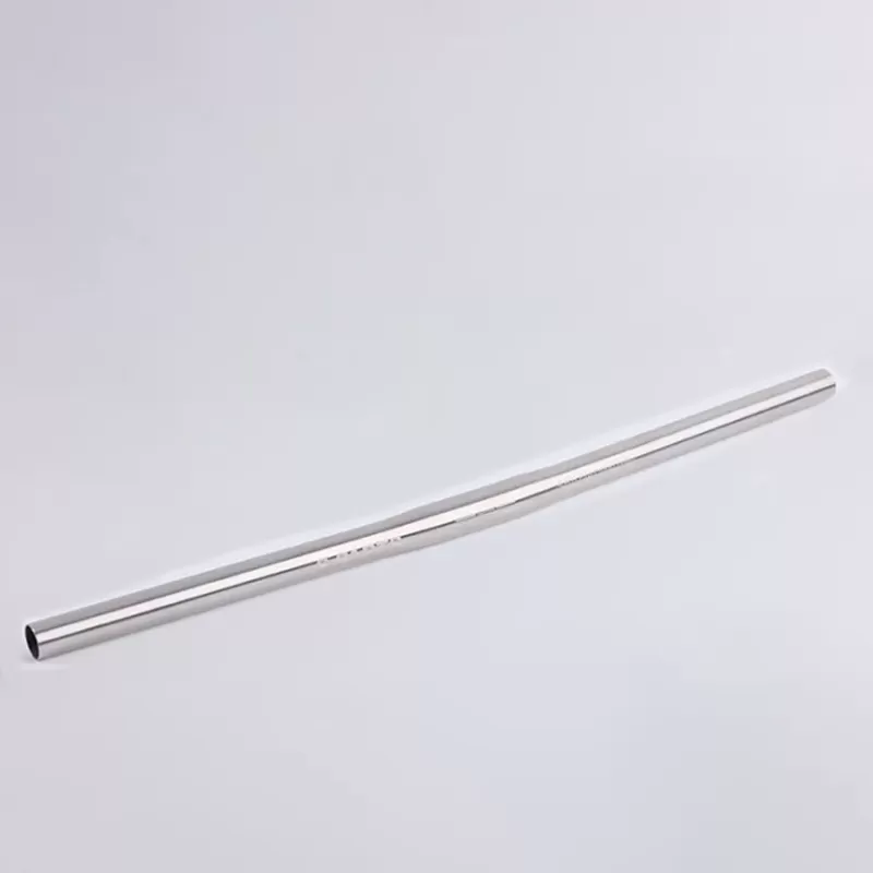 Tay lái titanium flat bar S-Parts - Màu Titan