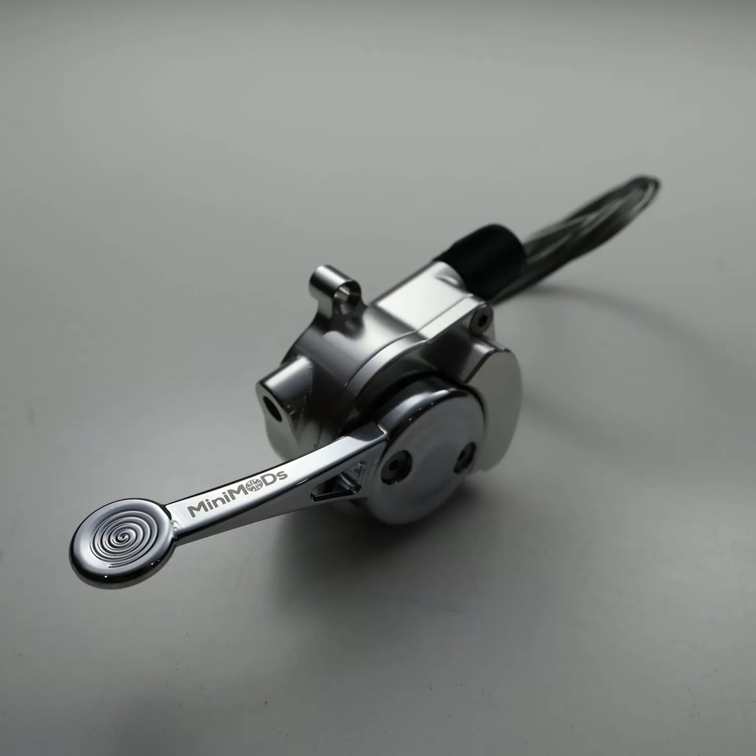 Tay đề Minimods Tadpole 7 Speed Thumb Shifter - Silver